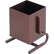 Квадратная металлическая урна Комплект-Агро KA5849