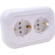 Двухместная розетка Кунцево-Электро ВАЛЕНТИНА РС16-325