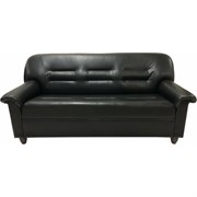 Трехместный диван Мягкий Офис черный