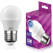 Светодиодная лампа REV LED G45 E27 5Вт 4000K