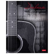 Дневник для музыкальной школы 48 л., скоба, обложка картон, цветной блок, HATBER, "Наедине с музыкой", 053014, 48Дмз5В_18615