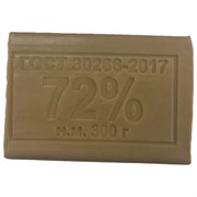 Мыло хозяйственное 72% 300 г (Меридиан), без упаковки, МИНПРОМТОРГ