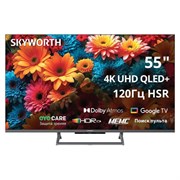 Телевизор SKYWORTH 55Q67H, 55" (140 см), QLED+, 3840x2160, 4K, 16:9, Google TV, Wi-Fi