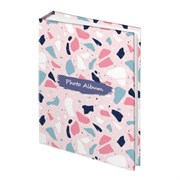 Фотоальбом BRAUBERG "Terrazzo" на 200 фото 10х15 см, твердая обложка, 391423