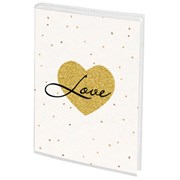 Фотоальбом BRAUBERG "Golden heart" на 36 фото 10х15 см, мягкая обложка, 391433