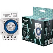 Механический суточный таймер на DIN-рейку duwi 25805 6