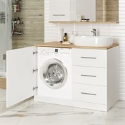 Левая тумба под стиральную машину MISTY Респект -120