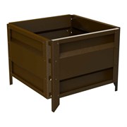 Готовая оцинкованная грядка на дачу Delta-Park GU