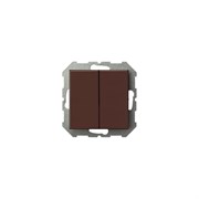 Двухклавишный выключатель LIREGUS Эпсилон