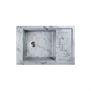 Мойка для кухни из искусственного камня WISENT мрамор серо-черный (беларусь) 510x780x220 WB28-16/WGER013