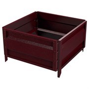 Готовая оцинкованная грядка на дачу Delta-Park GU