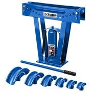 Вертикальный гидравлический ручной трубогиб ЗУБР 12т