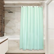 Штора для ванной Сантис peva pv-203 (салатовая) 54 gsm 180x180 см