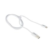 Кабель ProMega u152, 2,4a, 1м, usb - lightning, tpe, белый