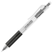Ручка гелевая автоматическая BRAUBERG "X-WRITER 1700" УВЕЛИЧЕННАЯ ДЛИНА ПИСЬМА 1700 м, ЧЁРНАЯ, игольчатый узел 0,5 мм, линия 0,35 мм, 144472