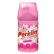 Сменный баллон 250 мл PERKLIN (ПЕРКЛИН) "Нежная лилия", для автоматических освежителей, универсальный, 609800