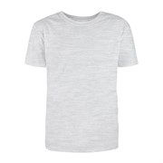 Футболка Премиум О-ворот (тк.Трикотаж, 155), серый меланж