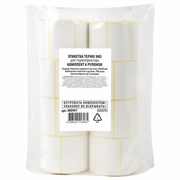 Термоэтикетки ЭКО, 58х40 мм, КОМПЛЕКТ 8 рулонов по 700 этикеток, 880961