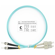 Оптический шнур Cabeus duplex sc-st 50/125 mm om3 3м lszh FOP-50-SC-ST-3m