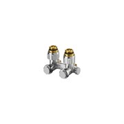 Узел Oventrop Multiflex F, 1/2 HP x 3/4 HP, запорно-присоединительный, угловой 1015994