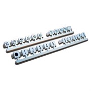 Комплект вставок с цифрами (1...0) TWT, серый LSA-M-01 TWT-LSA-M-01