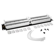 Кроссовая панель LANMASTER 110 типа, 200 пар, 19, 2U, с модулями LAN-RS110-200FT