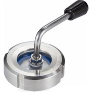 Гаечный диоптр под сварку TITAN LOCK нержавеющий, со скребком, DN32 TL032DWWDS