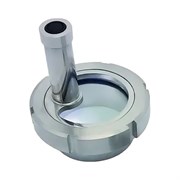 Диоптр гаечный TITAN LOCK под сварку, нержавеющий, с подсветкой DN65, TL065DWWDB