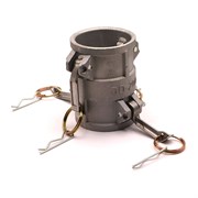 Камлок переходной алюминиевый HIMPT DD-200 (МАМА 50мм + МАМА 50мм) 2" х 2" 00-00012304