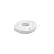 Телефонный кабель TWT 4 жилы, 26 AWG, многожильный, плоский, серый, 100м в катушке TEL4/100-GY