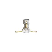 Камлок TITAN LOCK типа DD (переходник розетка 2" х розетка 2"), алюминий, TL200DDAL