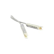 Патч-корд LANMASTER 110 тип - 110 тип, 1 пара, 3 м, серый, LAN-P1-P1-3m