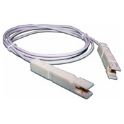 Патч-корд LANMASTER 110 тип-110 тип, 1 пара, 2 м, серый, LAN-P1-P1-2m