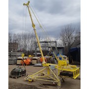 Стреловой поворотный кран Комплан Пионер и Мастер КСП-1000 ручной, с грузом, без колес 4687201881889