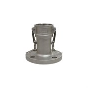 Камлок TITAN LOCK 3in типа FC, розетка с фланцем, алюминий, TL300FCAL