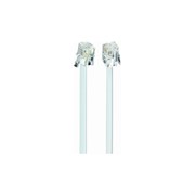 Кабель Cablexpert телефонный аппарат-розетка, 3 м, белый TC6P4C-3M