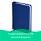 Ежедневник недатированный МАЛЫЙ ФОРМАТ А6 (100х150 мм) BRAUBERG "Select", балакрон, 160 л., темно-синий, 123481 - фото 11011016