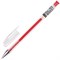 Ручка гелевая BRAUBERG "Jet", КРАСНАЯ, корпус прозрачный, узел 0,5 мм, линия письма 0,35 мм, 141020 - фото 11019275