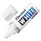 Маркер-краска лаковый PENTEL (Япония) WHITE, 6,5 мм, БЕЛЫЙ, алюминиевый корпус, длина письма 1200 м, X100W - фото 11030871