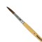 Кисть ПИФАГОР, ПОНИ, круглая, № 7, деревянная лакированная ручка, колпачок, пакет с подвесом, 200836 - фото 11046759