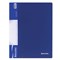 Папка 10 вкладышей BRAUBERG стандарт, синяя, 0,6 мм, 221591 - фото 11050117