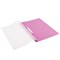 Скоросшиватель пластиковый с перфорацией BRAUBERG, А4, 140/180 мкм, розовый, 226588 - фото 11057127