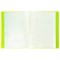 Папка 40 вкладышей BRAUBERG "Neon", 25 мм, неоновая, зеленая, 700 мкм, 227452 - фото 11059427