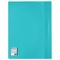 Скоросшиватель пластиковый BRAUBERG, А4, 130/180 мкм, бирюзовый, 228675 - фото 11063968