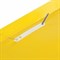 Скоросшиватель пластиковый ЮНЛАНДИЯ, А4, 130/180 мкм, желтый 228677 - фото 11063990