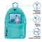 Рюкзак BRAUBERG FASHION CITY универсальный, карман-антивор, "K-pop", бирюзовый, 44х31х16 см, 229966 - фото 11069655