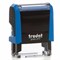 Штамп самонаборный 3-строчный, оттиск 38х14 мм, синий без рамки, TRODAT 4911P4/DB, КАССА В КОМПЛЕКТЕ, 4911/DB - фото 11070320