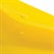 Папка-конверт с кнопкой BRAUBERG А4 до 100 л. прозрачная желтая СВЕРХПРОЧНАЯ 0,18 мм, 270472 - фото 11083009