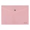 Папка-конверт с кнопкой BRAUBERG "Pastel", А4, до 100 листов, непрозрачная, персиковая, 0,18 мм, 270476 - фото 11083051