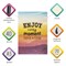 Тетрадь 40 л. в клетку обложка SoftTouch, бежевая бумага 70 г/м2, сшивка, А5 (147х210 мм), ENJOY THE MOMENT, BRAUBERG, 403766 - фото 11095796